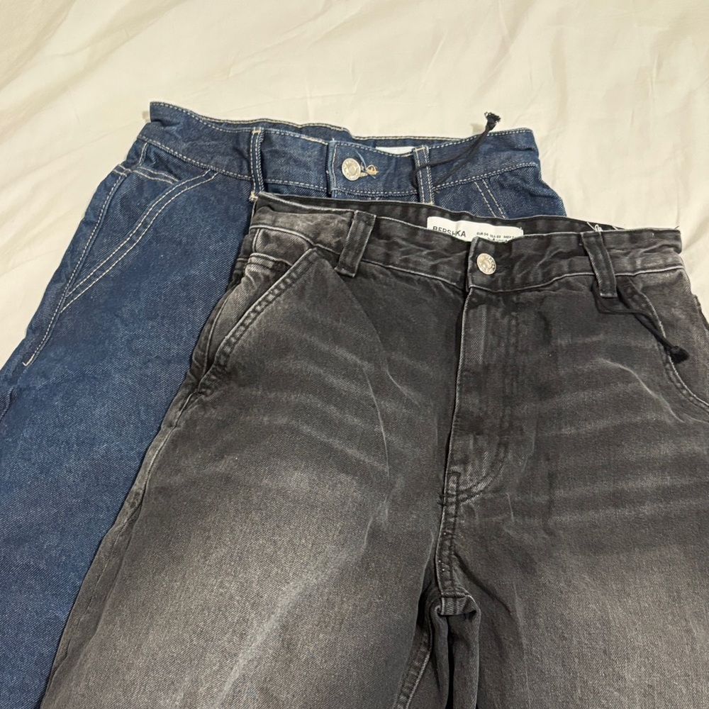 2 BERSHKA skater petite jeans size 2
